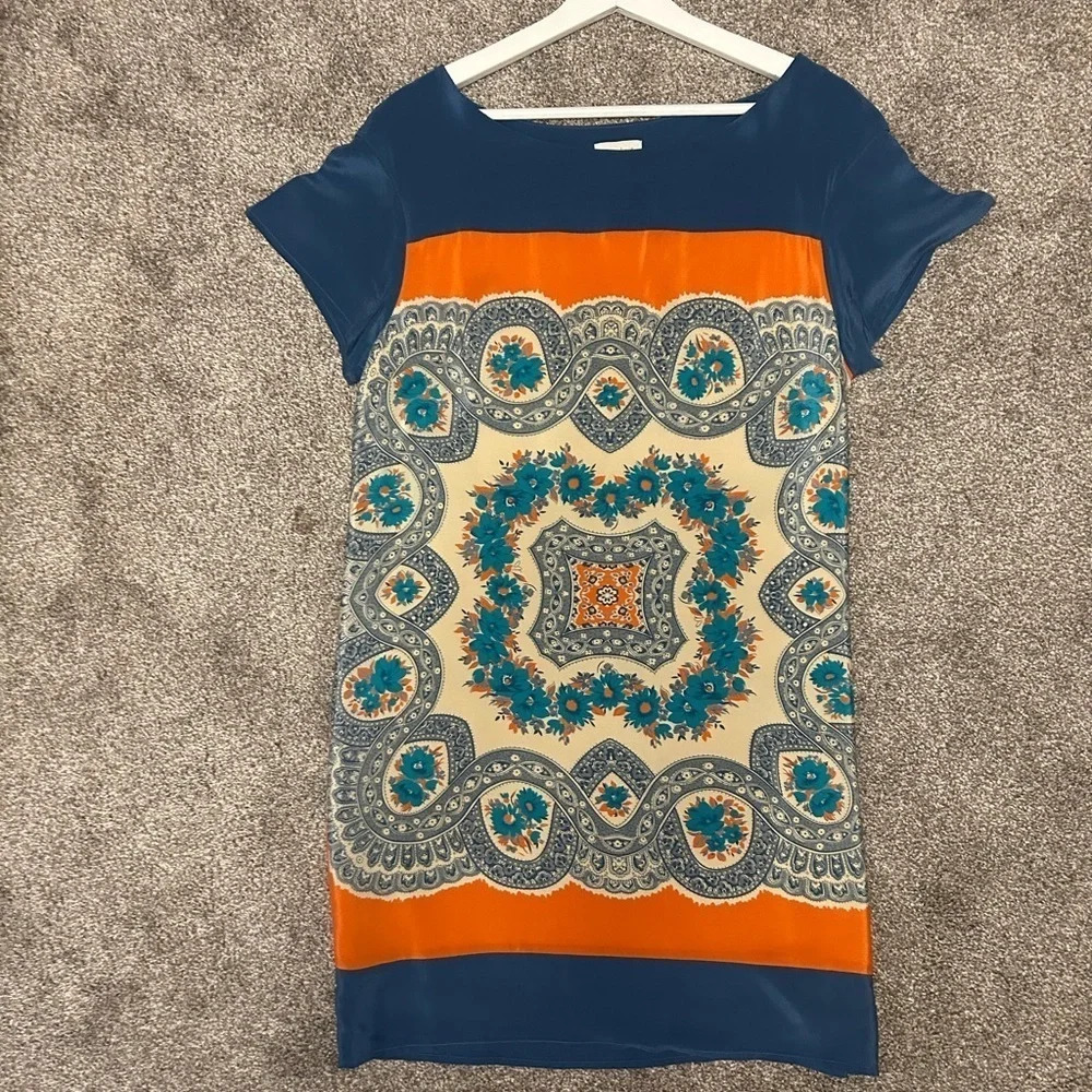 Anthropologie Meadow Rue 100 percent silk dress size M - Picture 5 of 7
